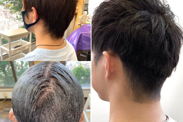 赤味を抑えた暗髪ヘアカラーアッシュブラック Bex Journal