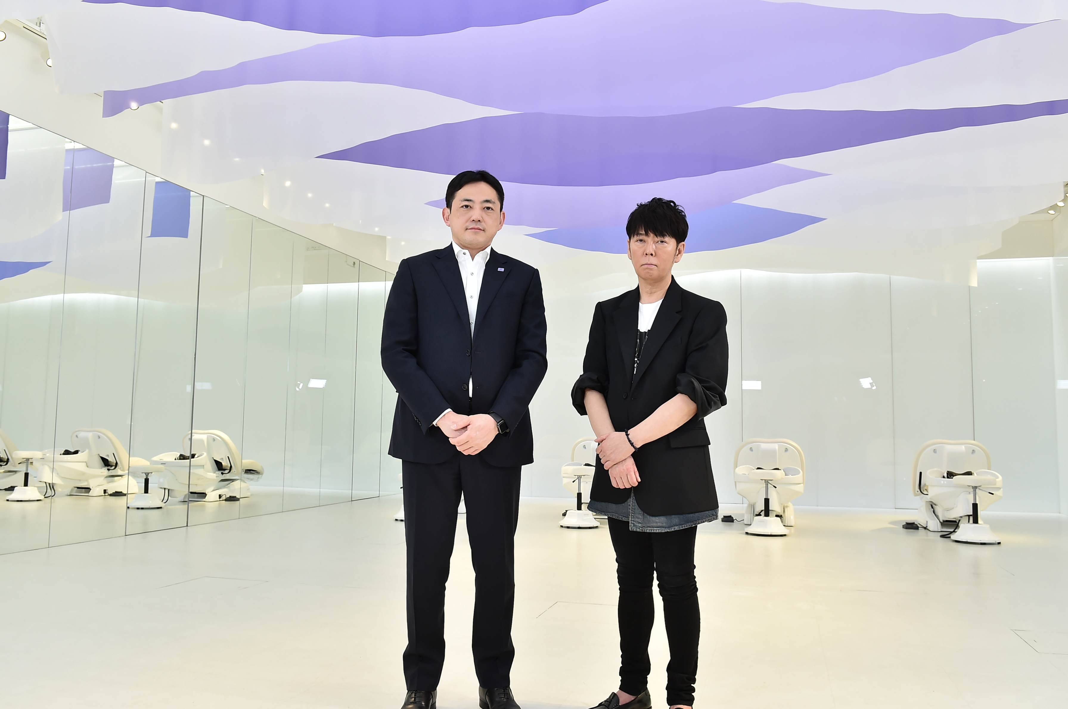 b-ex Inc. CEO   Toshihiro Fukui × Creative director, President of SAMURAI Inc.   Kashiwa Sato